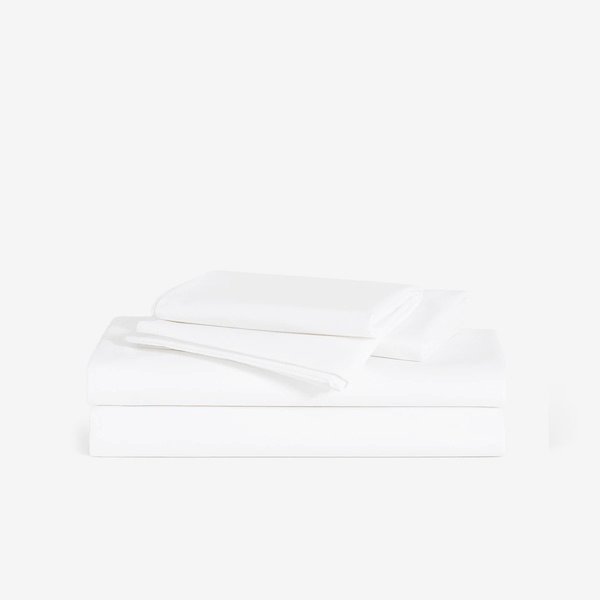 Brooklinen Luxe Core Sheet设置白色